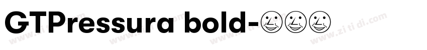 GTPressura bold字体转换 GTPressura bold字体转换